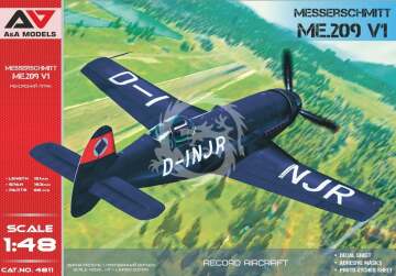 PRZEDSPRZEDAZ - Messerschmitt Me 209 V1 A&A Models 4811 skala 1/48