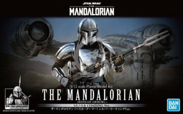 Mandalorianin The Mandalorian  silver coating Bandai 5061796 skala 1/12 Star Wars