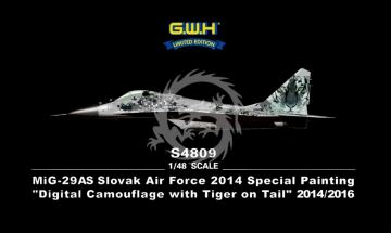 MiG-29AS Slovak Air Force 2014 Great Wall Hobby GWH S4809 skala 1/48