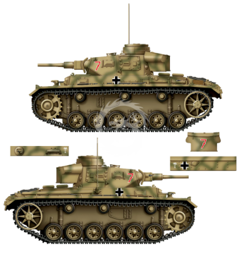 Panzer III Ausf.J 3in1 Das Werk DW16002 skala 1/16