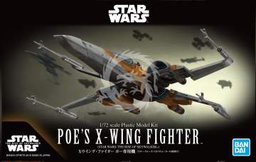 X-Wing Fighter Poe's  (The Rise of Skywalker) Orange Bandai 1/72 Star Wars