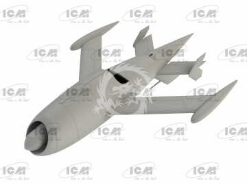 Q-2A (AQM-34B) Firebee with trailer ICM 48400 skala 1/48