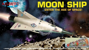 Moon Ship ENTER THE AGE OF SPACE ! Atlantis  AMC-H1825 skala 1/96