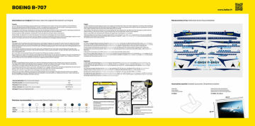 Boeing B-707 Heller 80452 skala 1/72