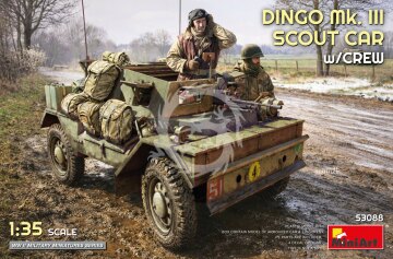 PRZEDSPRZEDAZ - Dingo Mk. III Scout Car w/ Crew - MiniArt 53088 skala 1/35
