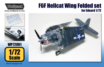 Zestaw dodatków F6F Hellcat Wing Folded set (for Eduard 1/72), Wolfpack WP72061 skala 1/72