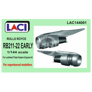 Silnik Rolls Royce RB211-22 Early EARLY do samolotu Tristar - Laci LAC144001 skala 1/144