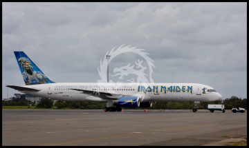 Iron Maiden Ed Force One Somewhere Back In Time Boeing 757-200 G-OJIB