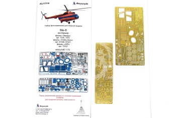 Blaszka fototrawiona do Mi-8 exterior Microdesign MD 072248 skala 1/72