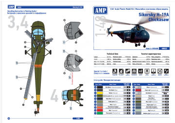 Sikorsky H-19 Chickasaw / Whirlwind - AMP 48022 skala 1/48