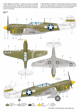 NA ZAMÓWIENIE - P-40N Warhawk ‘Island Warriors’ Special Hobby SH72502 skala 1/72