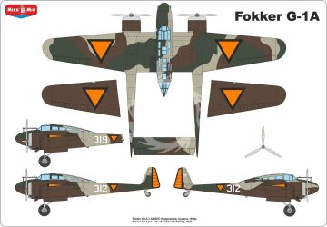 Model plastikowy Fokker G.IA 