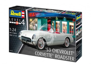 1953 Corvette Roadster Revell 7718 skala 1/24