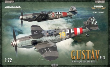 PRZEDSPRZEDAŻ - Dual Combo Gustav Pt. 3 Bf 109 G-6/AS & G-14/AS Eduard  2150 skala 1/72