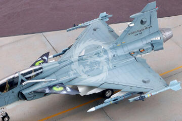 SAAB Jas-39B/D Gripen Kittyhawk 155-KH80118 skala 1/48