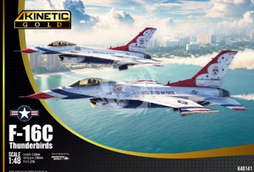 General Dynamics F-16 C - Thunderbirds - Kinetic 48141 skala 1:48
