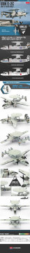 U.S. Navy E-2C VAW-113 Black Eagles Academy 12623 skala 1/144