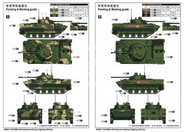 Russian BMD-4M Airborne Infantry Fighting Vehicle Trumpeter 09582 skala 1/35