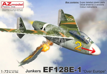 Junkers EF 128E-1 Over Europe AZmodel AZ 7886 skala 1/72