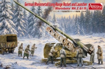 Przedsprzedaż - Rheinbote RH.Z.61/9 Rheinmetall long-range rocket - AMUSING HOBBY AH35A074 skala 1:35