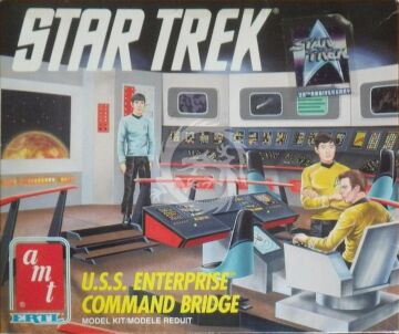 U.S.S. Enterprise Command Bridge AMT/ERTL 6007 skala 1/32