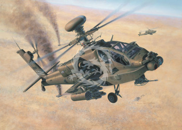 AH-64D WAH-64D Longbow Apache Revell 04420 skala 1/48