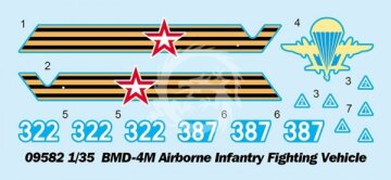 Russian BMD-4M Airborne Infantry Fighting Vehicle Trumpeter 09582 skala 1/35