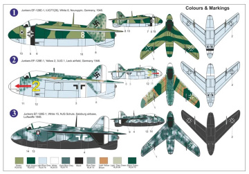 Junkers EF 128E-1 Over Europe AZmodel AZ 7886 skala 1/72