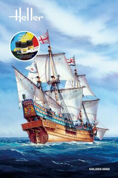 PROMOCJA - NA ZAMÓWIENIE STARTER KIT Golden Hind Heller 56829 skala 1/96