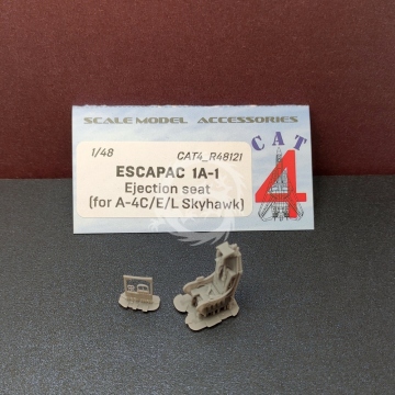 Escapac 1A-1 ejection seat (for A-4C/E/L Skyhawk) - Cat4 R48121 skala 1/48