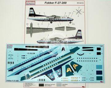 Model plastikowy Fokker F-27-200 BMA/Eagle EASTERN EXPRESS EE144115 1/144