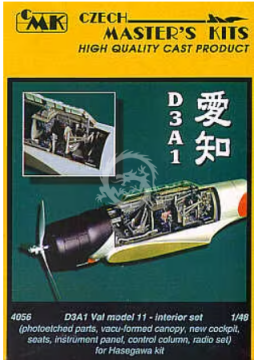 D3A1 Model 11 Val Interior set for Hasegawa CMK4056 skala 1/48