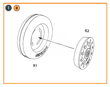 PRZEDSPRZEDAŻ - Fairey Delta 2 Wheel Set (For Dora Wings Kit) Clear Prop CPA72133 skala 1/72