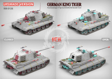 Sd.Kfz.182 Tiger Ausf.B King Tiger Upgrade version Ryefield model 5126 skala 1/35 