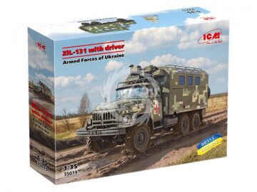 ZiL-131 of the Armed Forces of Ukraine with driver ICM 35019 skala 1/35 