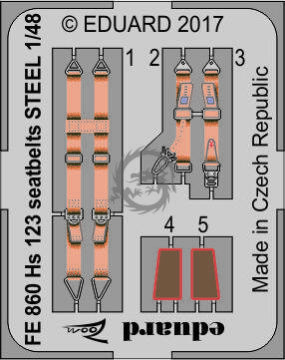 Hs 123 Gaspatch Models Eduard 49860 skala 1/48