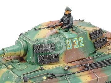 German King Tiger Production Turret Panzer Kampfwagen VI Tiger II Königstiger Sd.Kfz. 182 Serien Turm - Tamiya 35164 skala 1/35