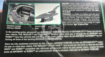 Batboat - Batman Forever - Revell 06722 skala 1/25