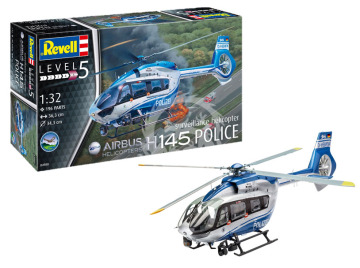 Airbus H145 Police Policyjny helikopter obserwacyjny Revell 04980 skala 1/32