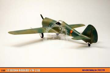 Model plastikowy Curtiss-Wright CW-21B Limited Edition for Euro Scale Modelling 2021 Dora Wings DW48000 skala 1/48