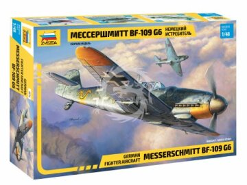  Bf 109 G-6 Zvezda 4816 skala 1/48 