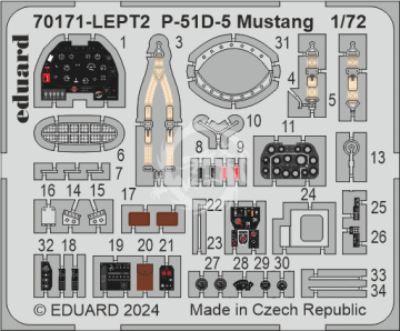 PRZEDSPRZEDAŻ - P-51D-5 Mustang ProfiPACK Edition Eduard 70171 skala 1/72