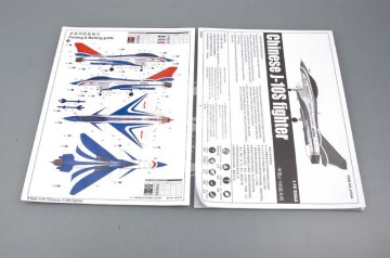 Chinese J-10S fighter Twin seater Trumpeter 01644 skala 1/72