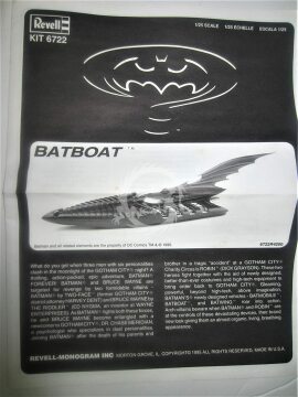 Batboat - Batman Forever - Revell 06722 skala 1/25