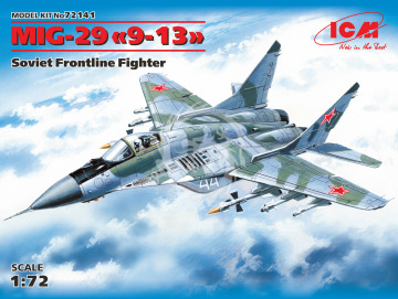 Model plastikowy MiG-29 (9-13) Russian Fighter ICM 72141 skala 1/72