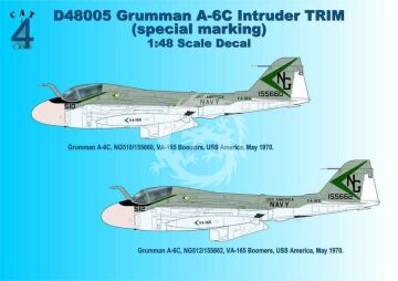 Kalkomania dla  A-6C Intruder TRIM Cat4 D48005 skala 1/48