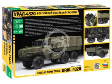 Ural 4320 Russian army truck Zvezda 3654 skala 1/35