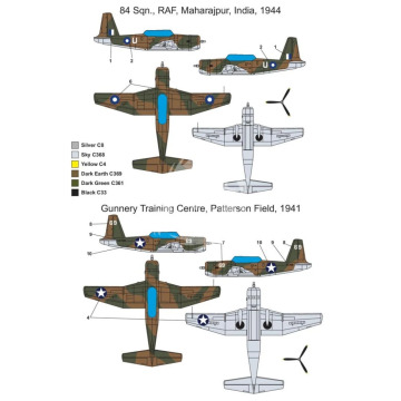 Vultee Vengeance Metallic Details MDR14427 skala 1/144