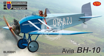 Avia BH-10 Kovozávody Prostějov BLK0001 skala 1/72