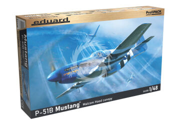  P-51B Mustang Malcolm Hood canopy 1/48 EDUARD-PROFIPACK -  Eduard 82176 skala 1/48